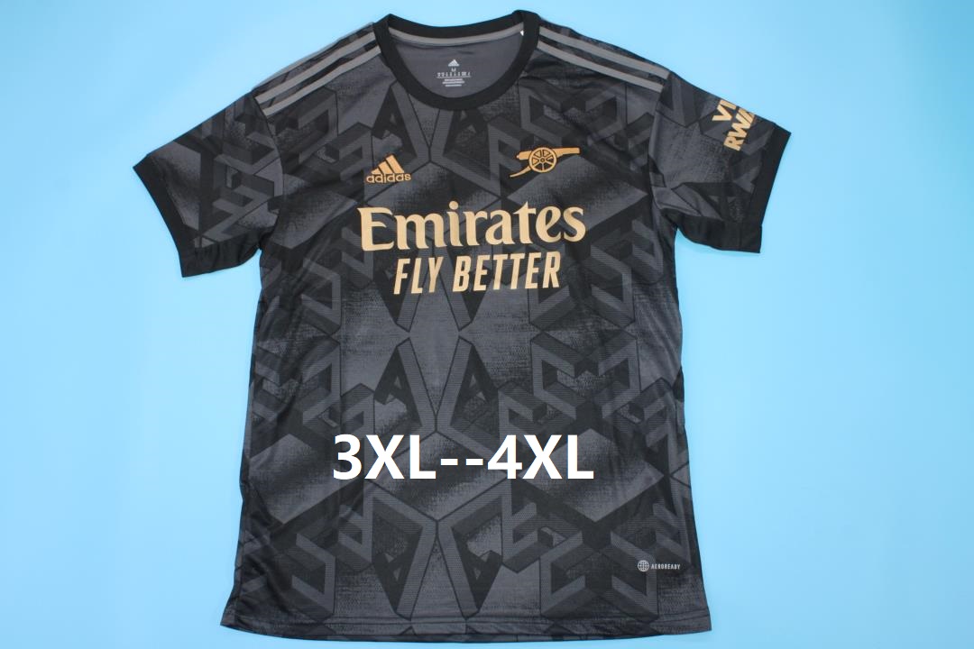 Thailand Quality(AAA) 22/23 Arsenal Away Soccer Jersey(Big Size)