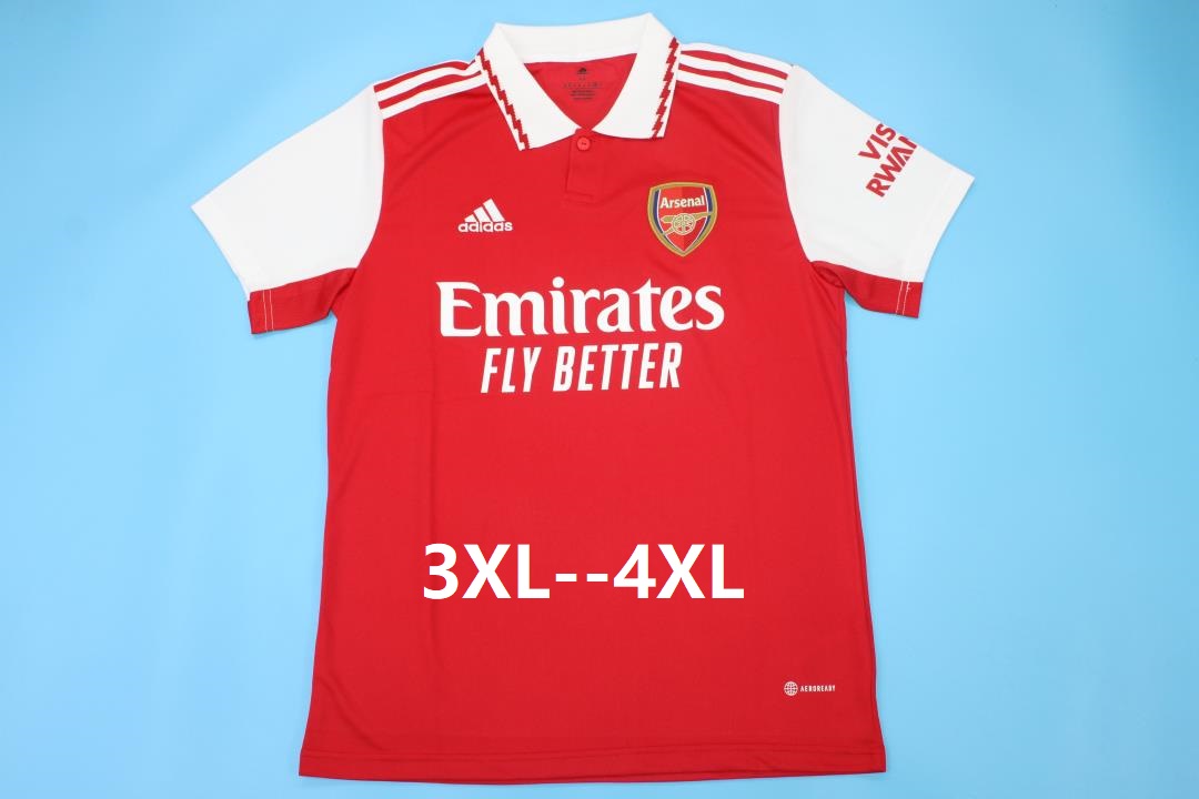 Thailand Quality(AAA) 22/23 Arsenal Home Soccer Jersey(Big Size)