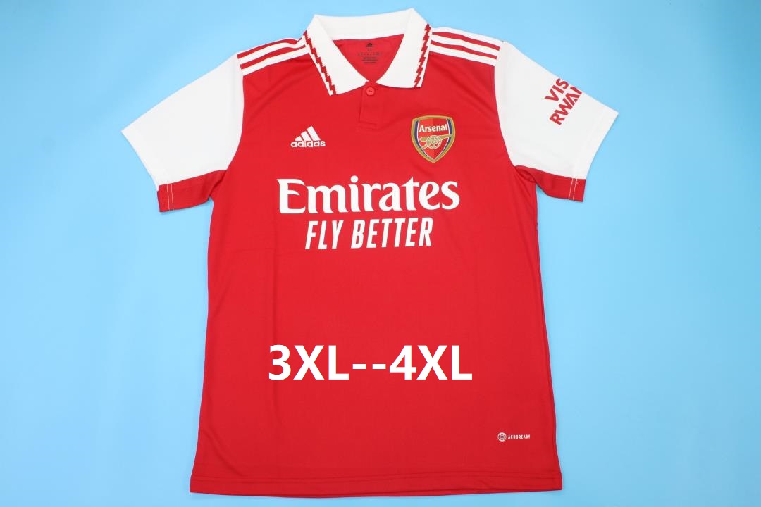 Thailand Quality(AAA) 22/23 Arsenal Home Soccer Jersey(Big Size)