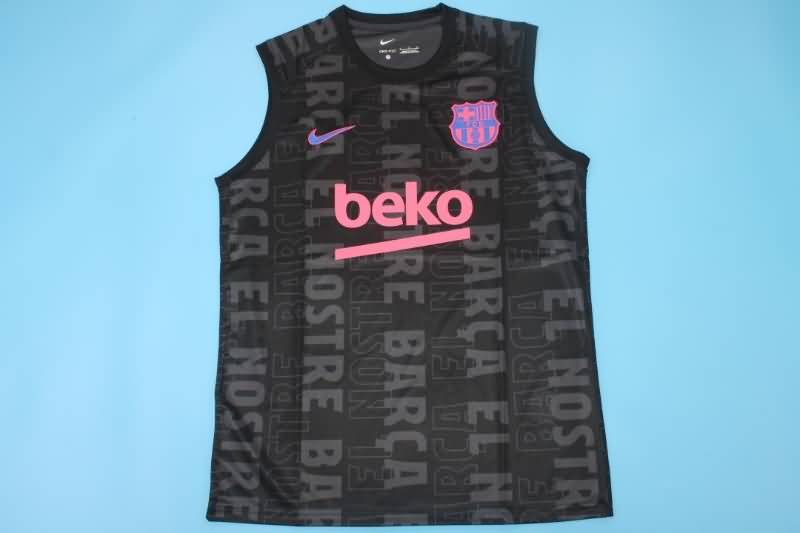 Thailand Quality(AAA) 22/23 Barcelona Black Vest Soccer Jersey