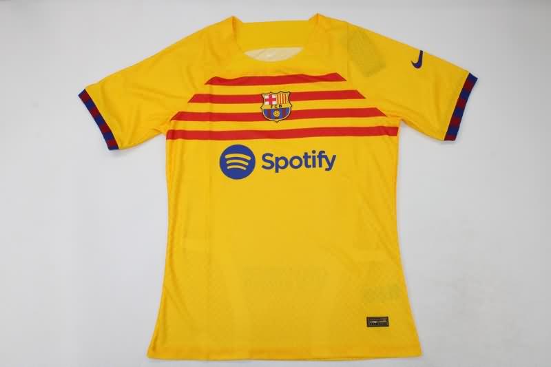 Thailand Quality(AAA) 22/23 Barcelona Fourth Soccer Jersey(Player)