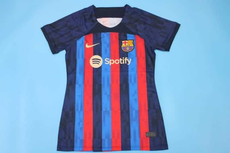 Thailand Quality(AAA) 22/23 Barcelona Home Women Soccer Jersey