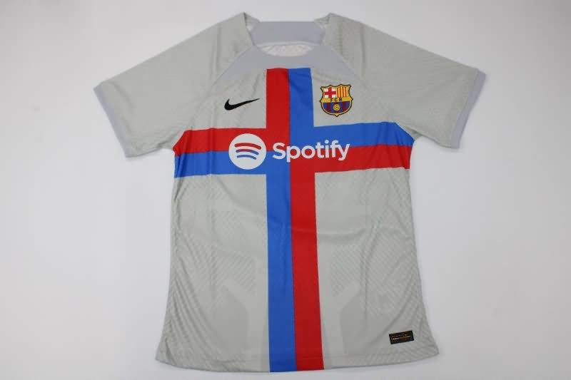 Thailand Quality(AAA) 22/23 Barcelona Third Soccer Jersey(Player)