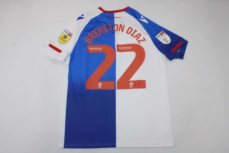 Thailand Quality(AAA) 22/23 Blackburn Home Soccer Jersey
