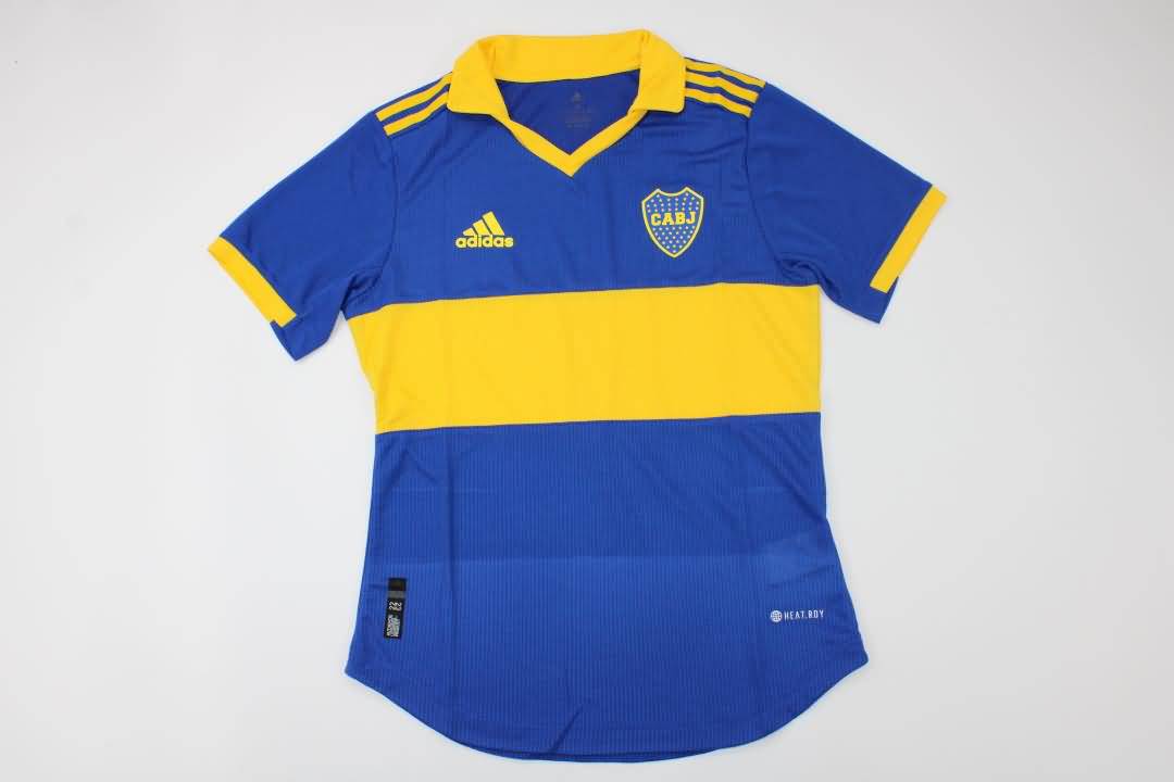 Thailand Quality(AAA) 2022 Boca Juniors Home Soccer Jersey(Player)