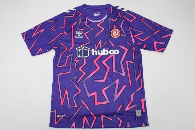 Thailand Quality(AAA) 22/23 Bristol City Goalkeeper Purple Soccer Jersey