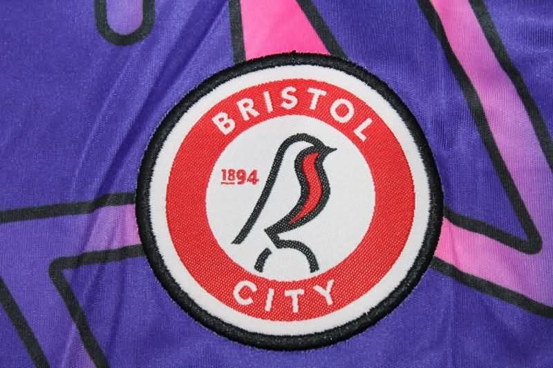 Thailand Quality(AAA) 22/23 Bristol City Goalkeeper Purple Soccer Jersey