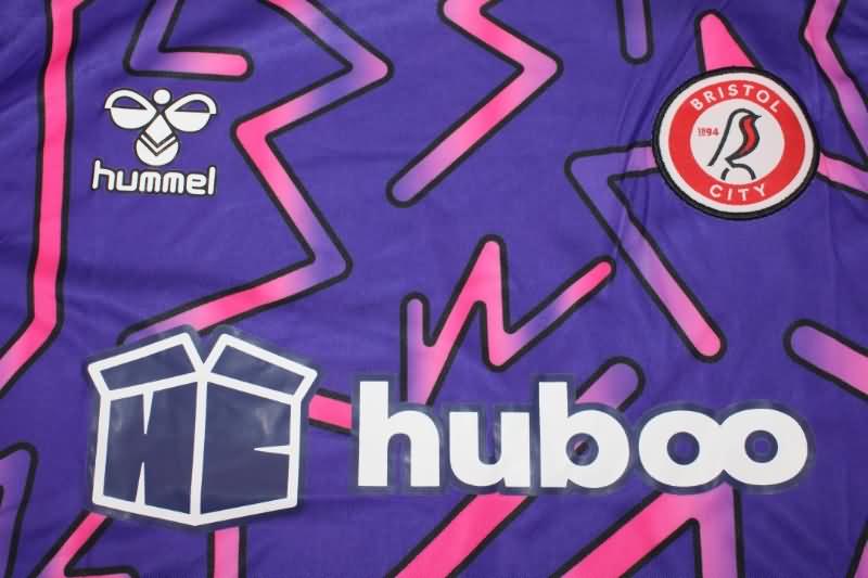 Thailand Quality(AAA) 22/23 Bristol City Goalkeeper Purple Soccer Jersey