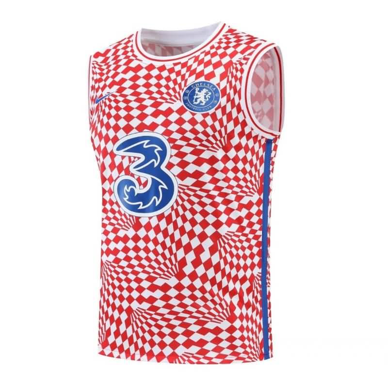 Thailand Quality(AAA) 22/23 Chelsea Red White Vest Soccer Jersey
