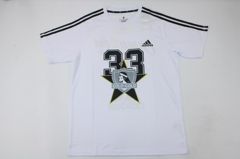 Thailand Quality(AAA) 2022 Colo Colo White Soccer Jersey