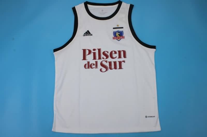 Thailand Quality(AAA) 2022 Colo Colo White Vest Soccer Jersey