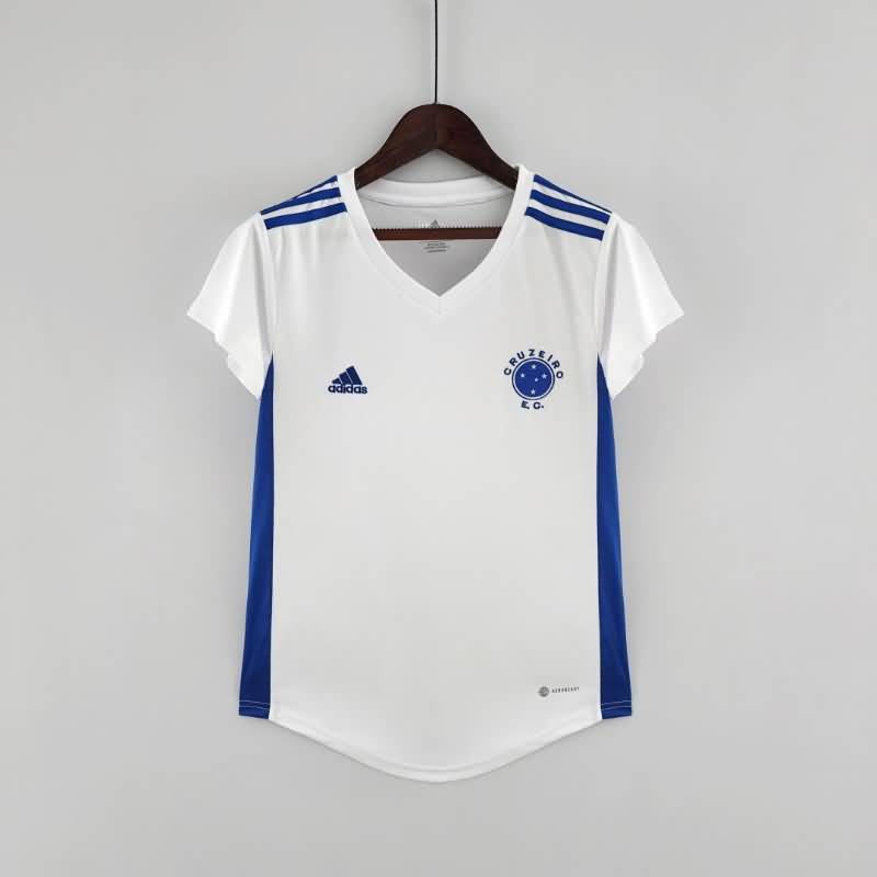 Thailand Quality(AAA) 2022 Cruzeiro Away Women Soccer Jersey
