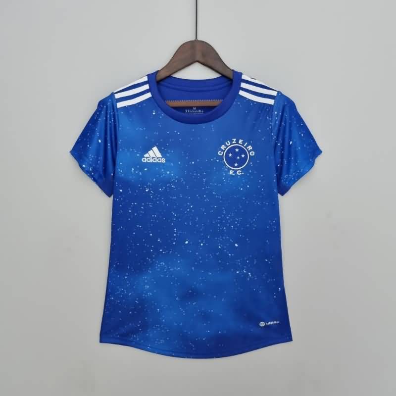 Thailand Quality(AAA) 2022 Cruzeiro Home Women Soccer Jersey