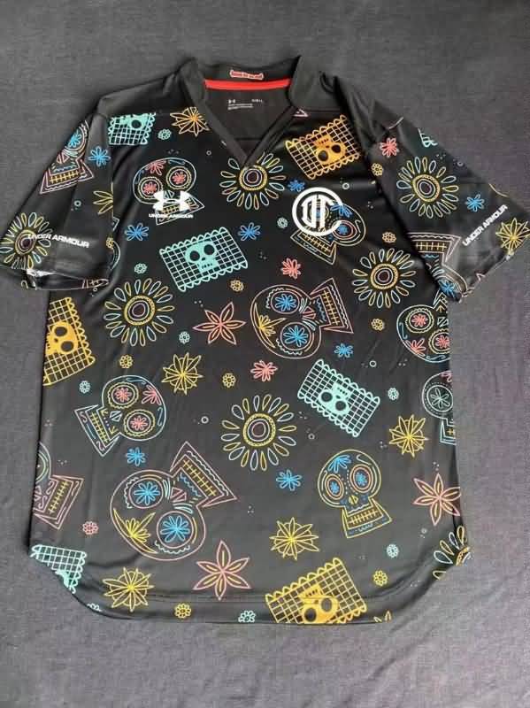 Thailand Quality(AAA) 22/23 Deportivo Toluca Black Soccer Jerse