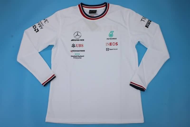 Thailand Quality(AAA) 2022 Mercedes Training Long Sleeve Jersey 02