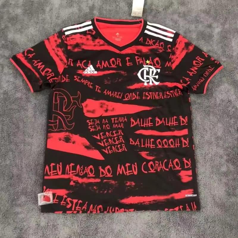 Thailand Quality(AAA) 2022 Flamengo Training Soccer Jersey 06
