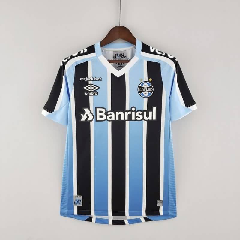 Thailand Quality(AAA) 2022 Gremio Home Sponsers Soccer Jersey