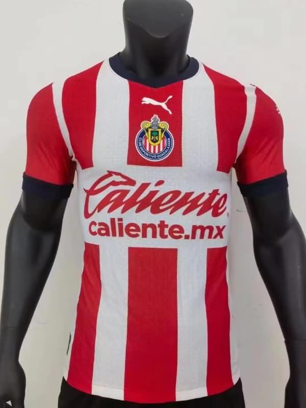 Thailand Quality(AAA) 22/23 Guadalajara Home Soccer Jersey(Player)