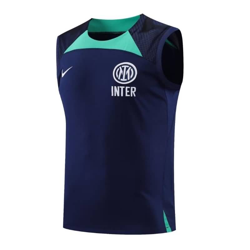 Thailand Quality(AAA) 22/23 Inter Milan Dark Blue Vset Soccer Jersey