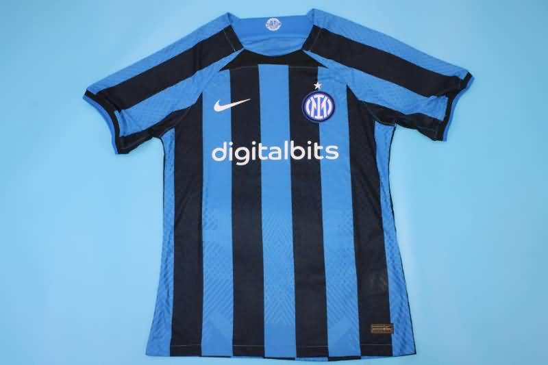 Thailand Quality(AAA) 22/23 Inter Milan Home Soccer Jersey(Player)