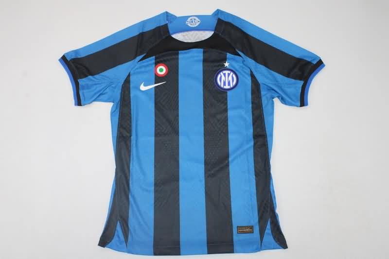 Thailand Quality(AAA) 22/23 Inter Milan Home Soccer Jersey(Player) 02