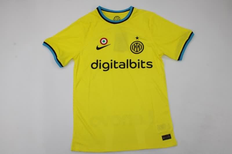 Thailand Quality(AAA) 22/23 Inter Milan Third Soccer Jersey(Player)