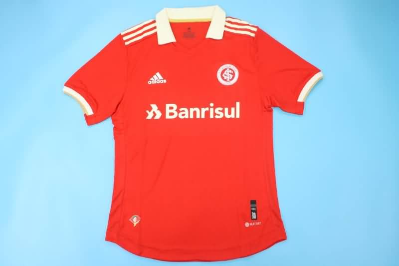 Thailand Quality(AAA) 2022 Sport Club Internacional Home Soccer Jersey(Player)