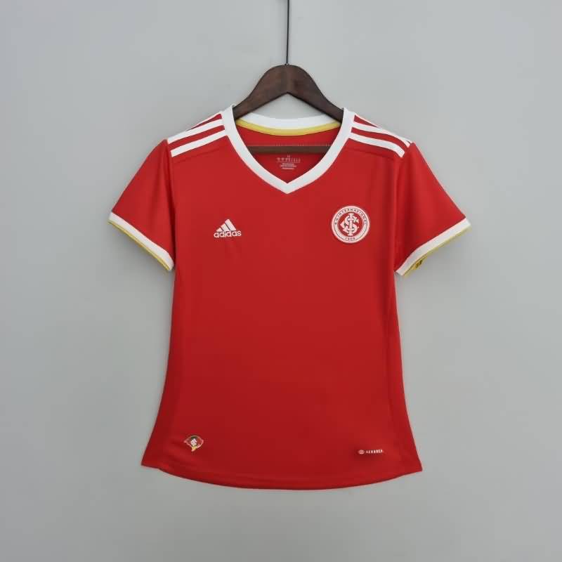 Thailand Quality(AAA) 2022 Sport Club Internacional Home Women Soccer Jersey