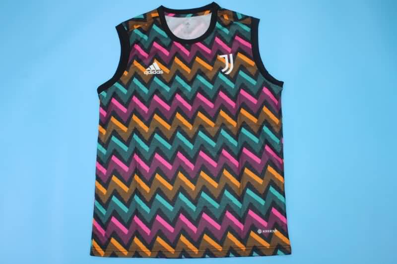 Thailand Quality(AAA) 22/23 Juventus Colourful Vest Soccer Jersey