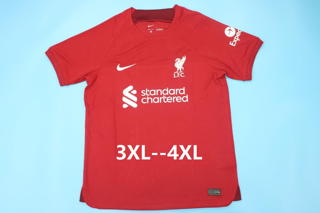 Thailand Quality(AAA) 22/23 Liverpool Home Soccer Jersey(Big Size)