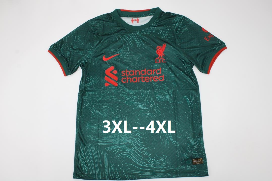 Thailand Quality(AAA) 22/23 Liverpool Third Soccer Jersey (Big Size)