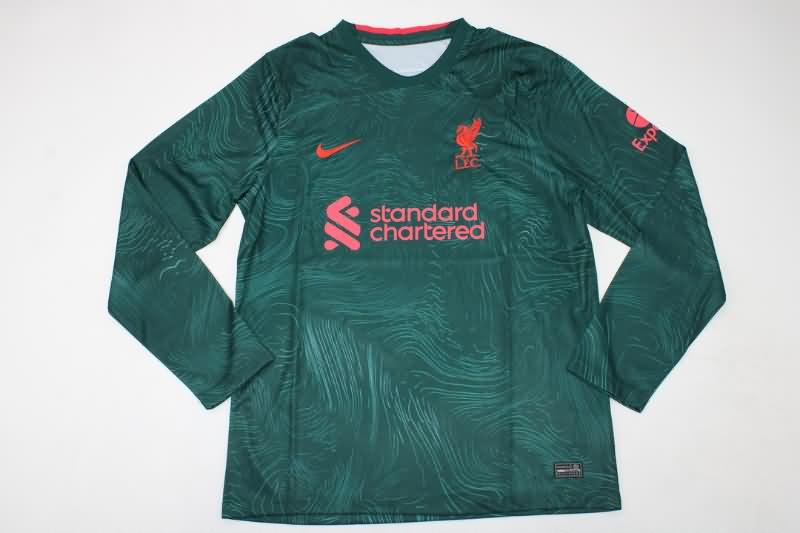 Thailand Quality(AAA) 22/23 Liverpool Third Long Slevee Soccer Jersey