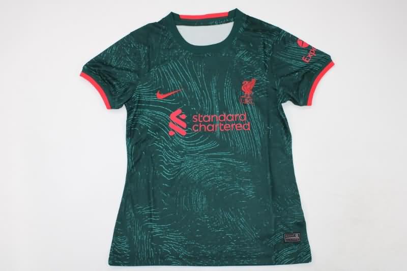 Thailand Quality(AAA) 22/23 Liverpool Third Women Soccer Jersey