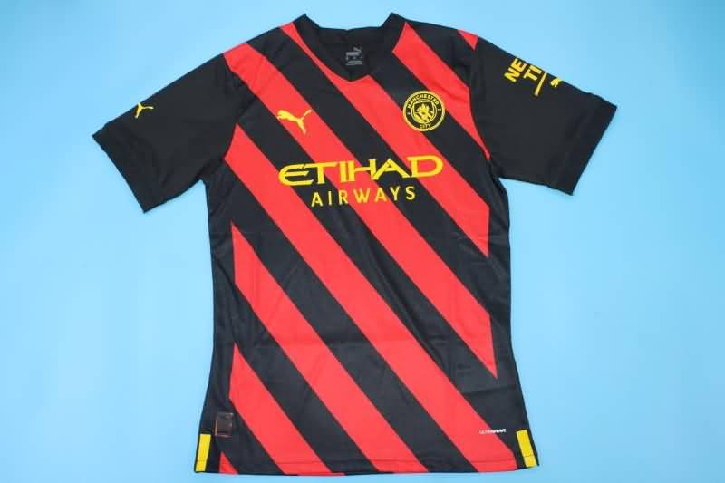 Thailand Quality(AAA) 22/23 Manchester City Away Soccer Jersey(Player)