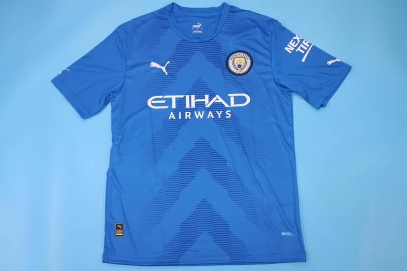 Thailand Quality(AAA) 22/23 Manchester City Goalkeeper Blue Soccer Jersey