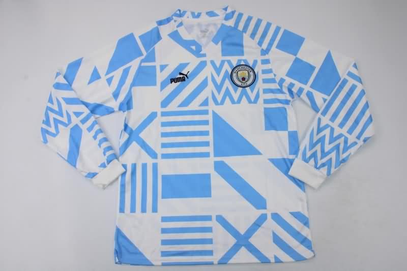 Thailand Quality(AAA) 22/23 Manchester City Training Long Slevee Soccer Jersey