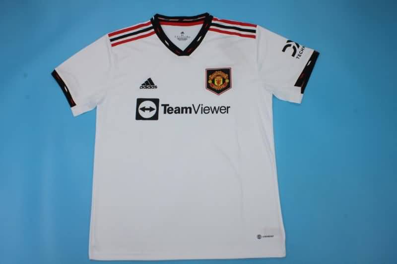 Thailand Quality(AAA) 22/23 Manchester United Away Soccer Jersey