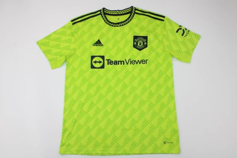 Thailand Quality(AAA) 22/23 Manchester United Third Soccer Jersey