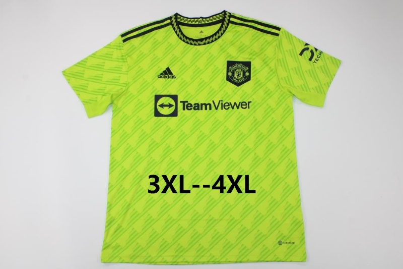 Thailand Quality(AAA) 22/23 Manchester United Third Soccer Jersey (Big Size)