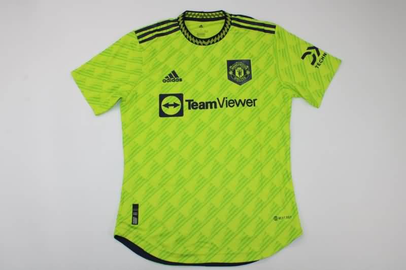 Thailand Quality(AAA) 22/23 Manchester United Third Soccer Jersey(Player)