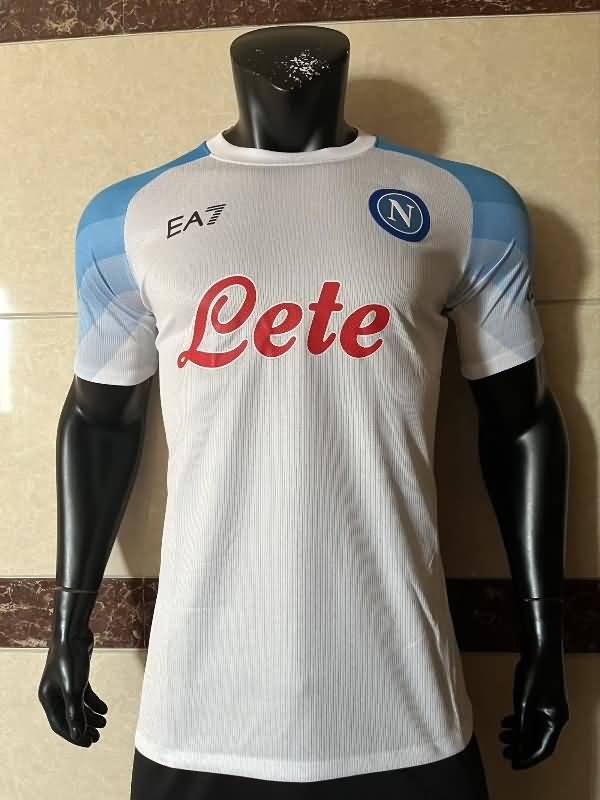 Thailand Quality(AAA) 22/23 Napoli Away UCL Soccer Jersey (Player)
