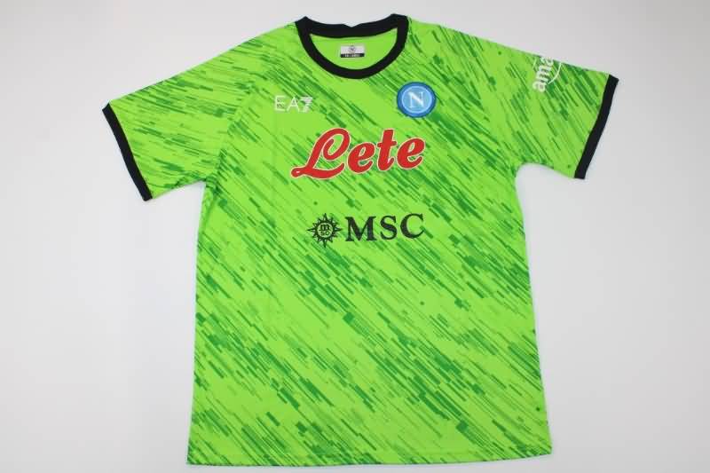 Thailand Quality(AAA) 22/23 Napoli Goalkeeper Green Soccer Jersey