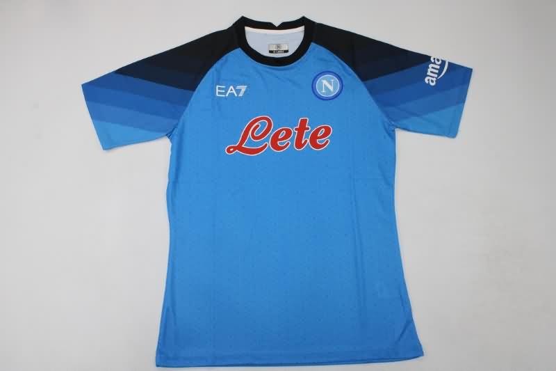 Thailand Quality(AAA) 22/23 Napoli Home UCL Soccer Jersey (Player)