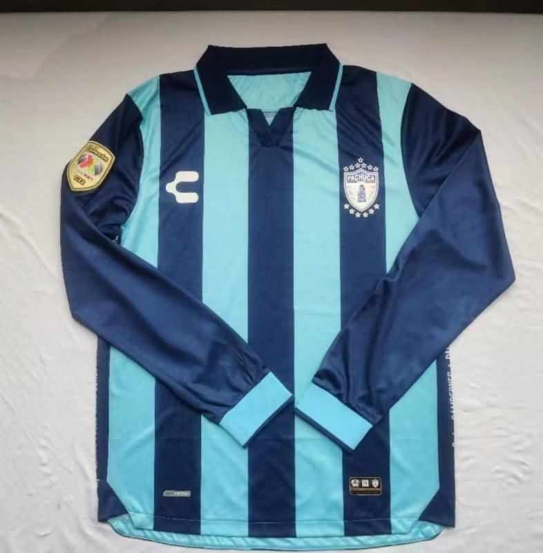 Thailand Quality(AAA) 130th Pachuca Anniversary Long Sleeve Soccer Jersey