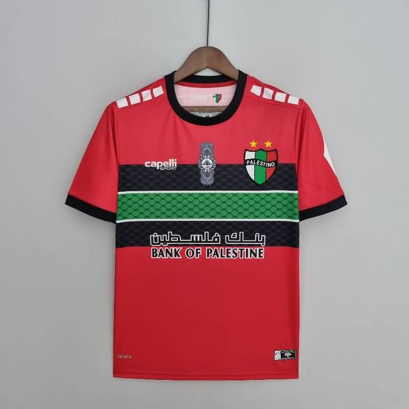 Thailand Quality(AAA) 2022 Palestino Red Soccer Jersey