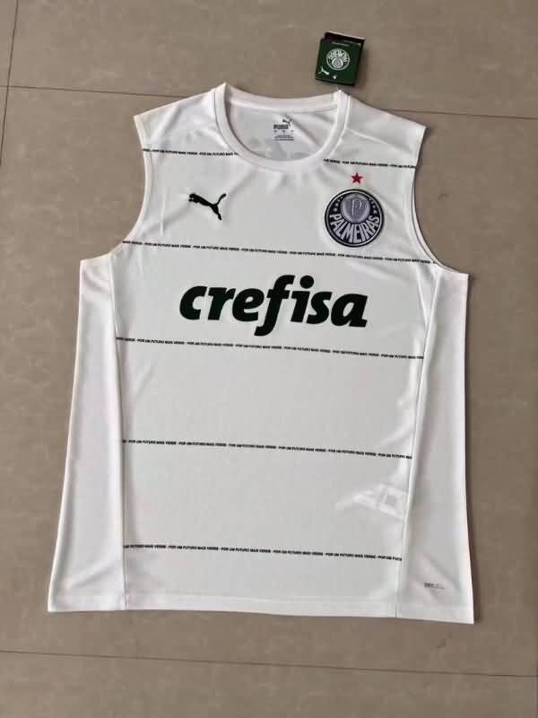 Thailand Quality(AAA) 2022 Palmeiras White Vest Soccer Jersey