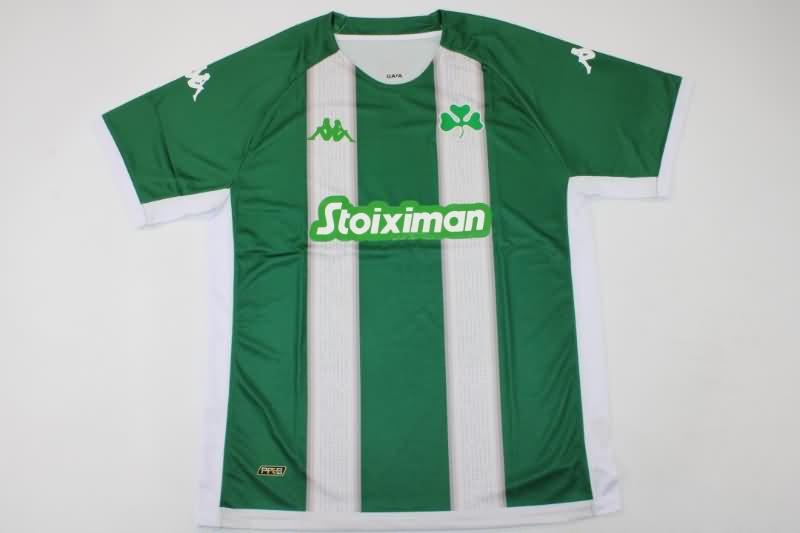 Thailand Quality(AAA) 2022 Panathinaikos Home Soccer Jersey