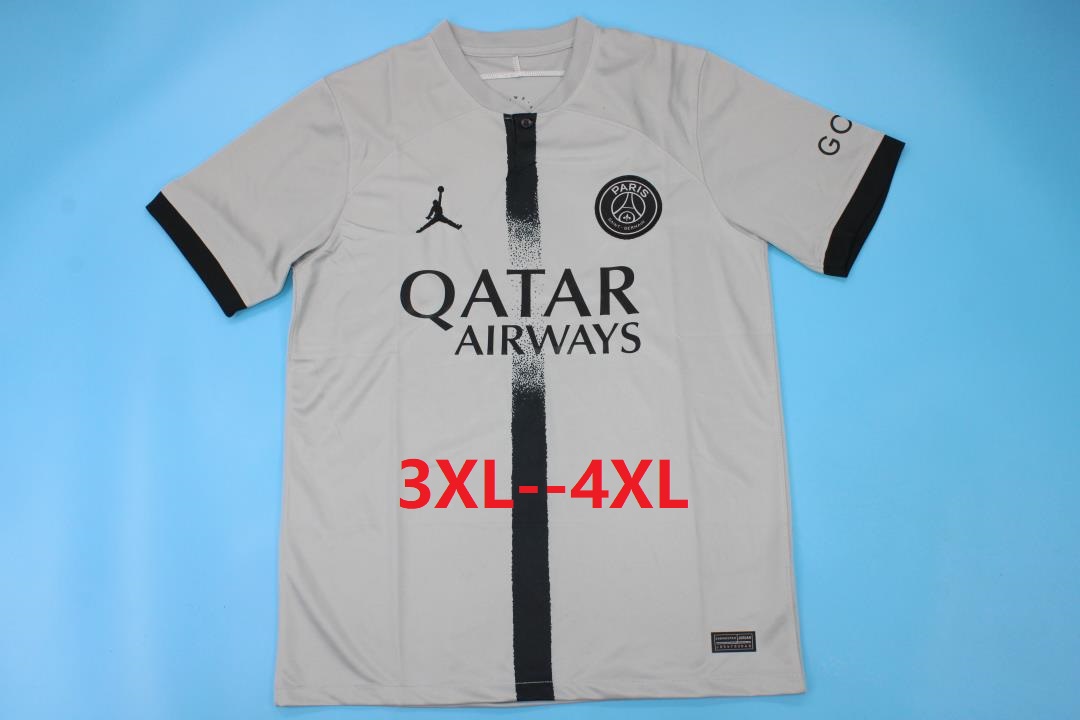 Thailand Quality(AAA) 22/23 Paris St German Away Soccer Jersey(Big size)