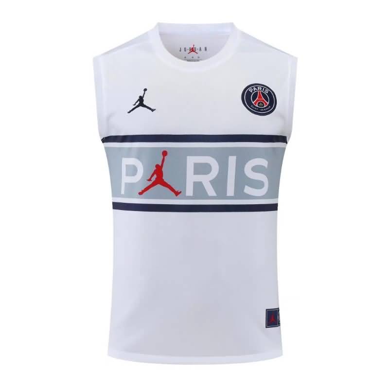 Thailand Quality(AAA) 22/23 Paris St German White Vest Soccer Jersey