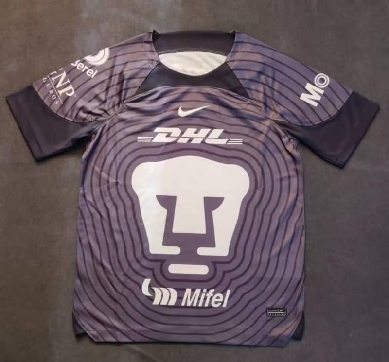 Thailand Quality(AAA) 22/23 Pumas UNAM Goalkeeper Black Soccer Jersey